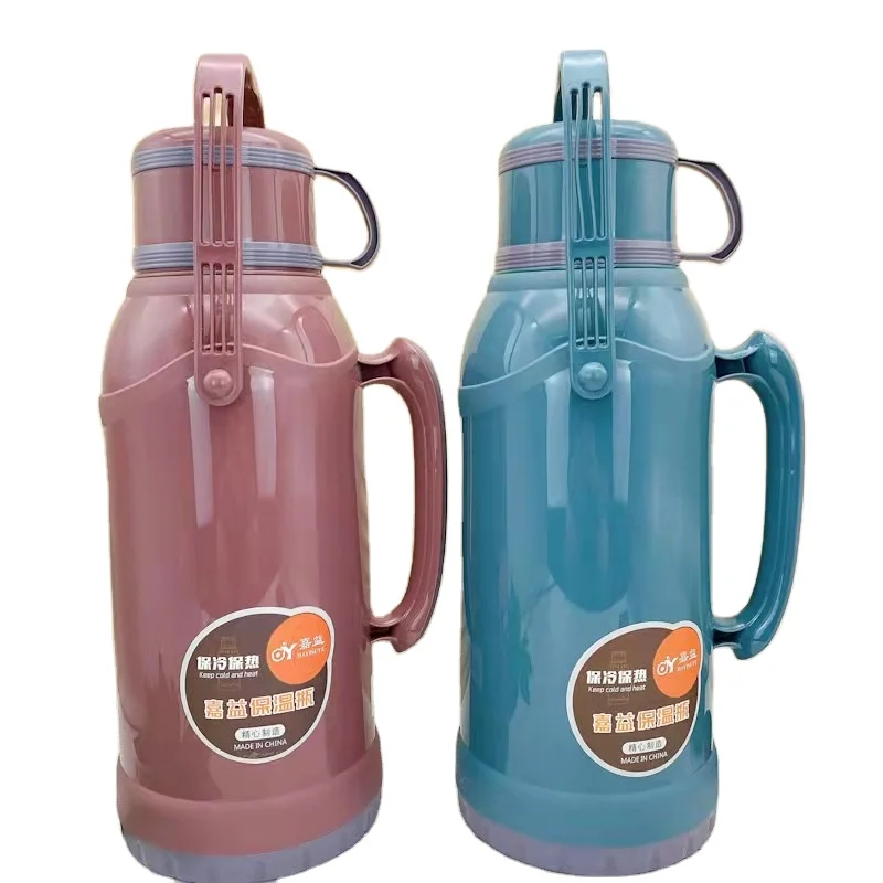 3.2L glass thermos vaccum flask drinking products cheap price plastic vacuum flask