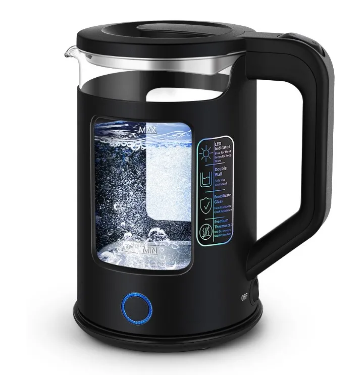 
 Горячая Распродажа, стеклянный чайник для сухой защиты, бытовая техника для подогрева воды  