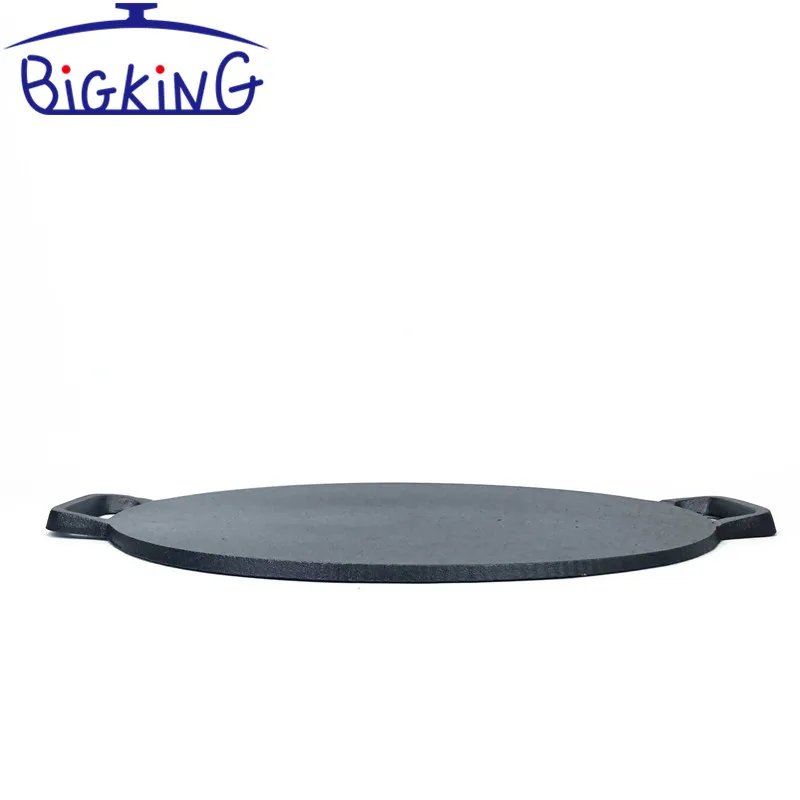Chinese Cookware Sets Manufacturer Cast Iron Pizza Pan Round 34cm