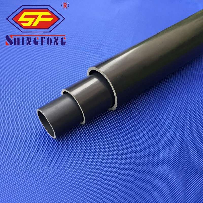 Rigid PVC Pipe Fire Proof PVC Conduit 20mm Diameter PVC Flexible Piping