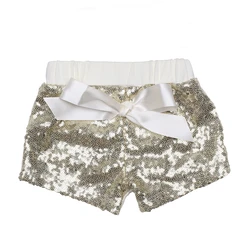 Hot selling  Baby bloomers Toddler glitter Short infant Children Solid Color capris girls sequin Shorts