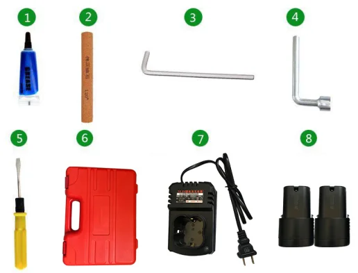 25mm Cordless Electric Efficient Save Time Energy 2pcs Backup Rechargeable Lithium Battery Tree Branch Pruner