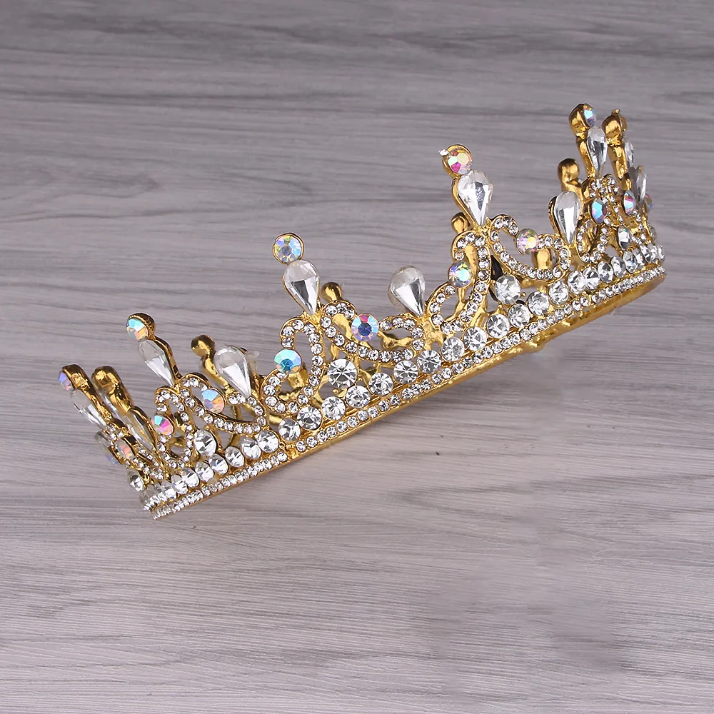 Manufacturers wholesale popular Europe and America 2019 new alloy crown crown bride wedding headwear accessories head headband