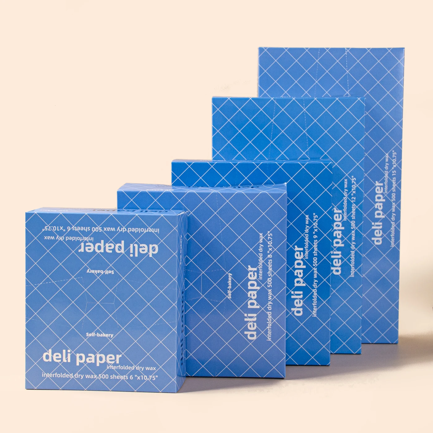 Antigrease pop up folded interfolded wax deli paper sheets 10 x 10.75