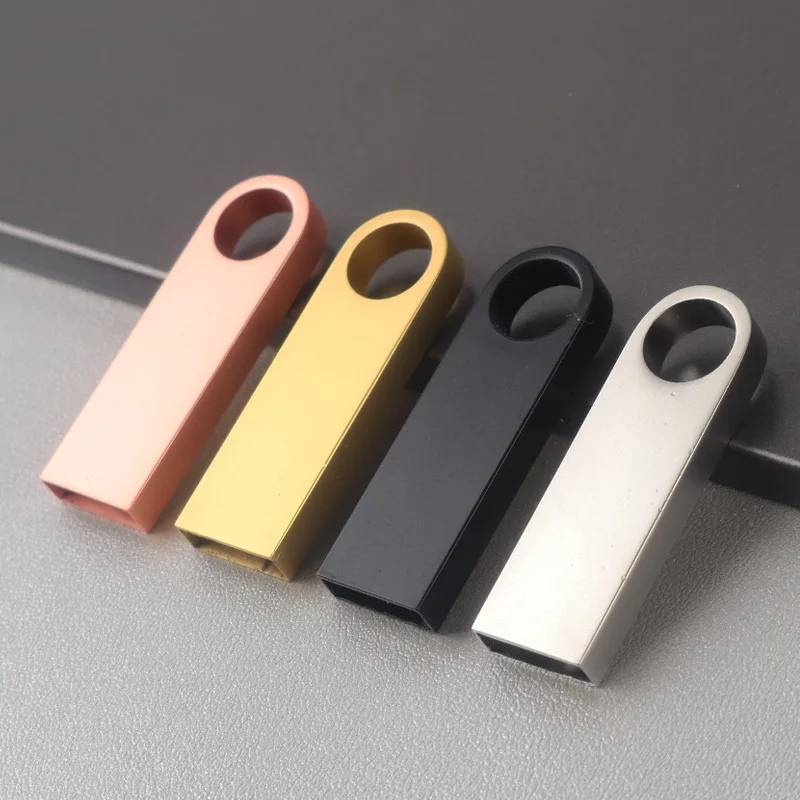 New Style mini Metal pendrives U disk 32GB USB Flash Drives 16GB 128GB 4GB 128MB Memorias USB stick 64GB