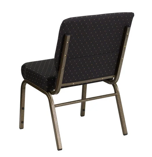 Cheap black church chairs wholesale for sale