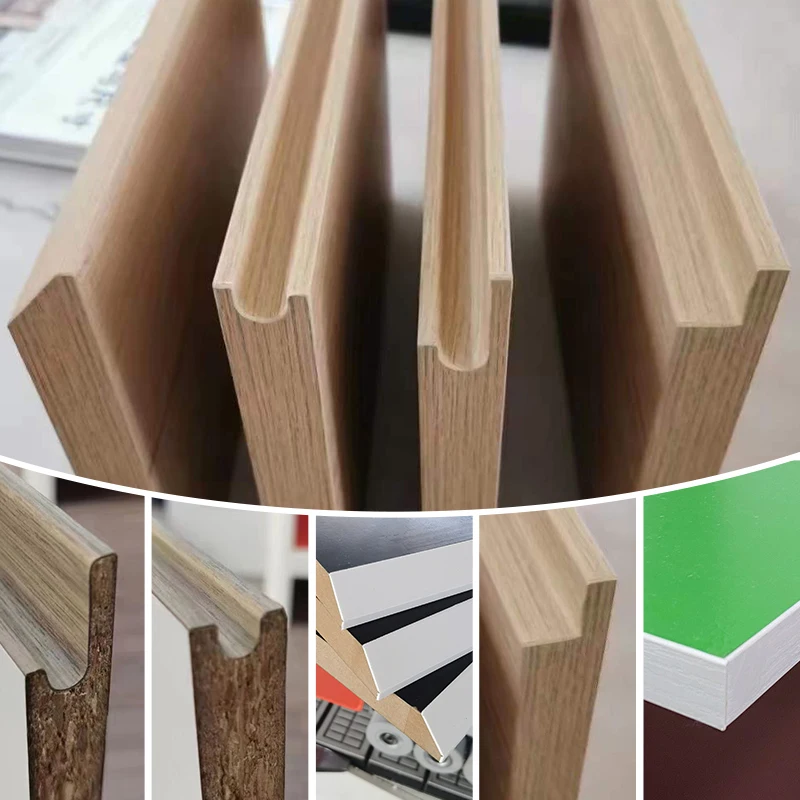 DTMACH F370 edgebanding machine 45 handel-free 45 degree bevel edge banding machine l shape edgebander