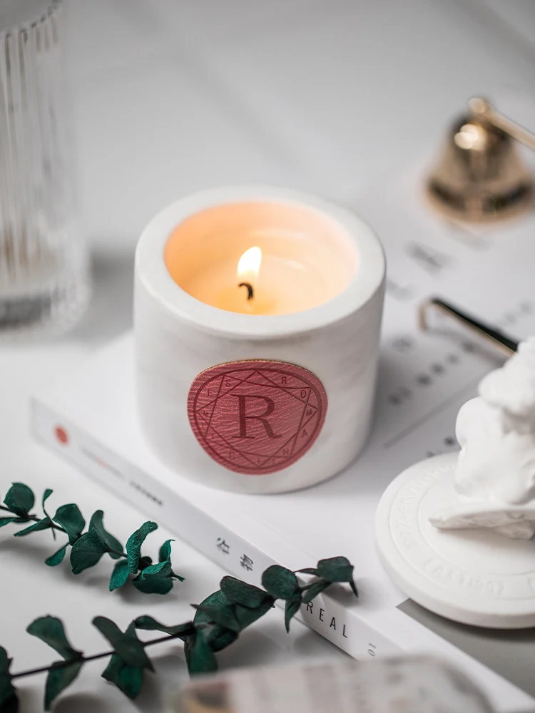 Statue Aromatherapy Candle Indoor Essential Oil Soy Wax Aromatherapy Fragrance Aromatherapy Cup Souvenir Gift Box Set Small