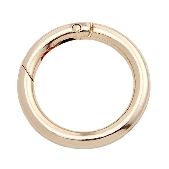 Factory Metal Purse Buckles Multi Sizes Spring O Ring Round Carabiner  Bag Accessories