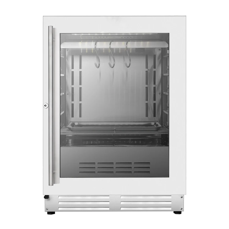 Beef Aging Machine Dry Aged Steak Fridge Compressor Meat Refrigerator Showcase Black Electric Eco-friendly CE Modern Furniture