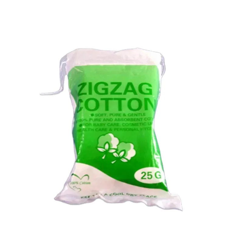 zigzag pleated absorbent cotton wool medical surgical dressing zig-zag cotton