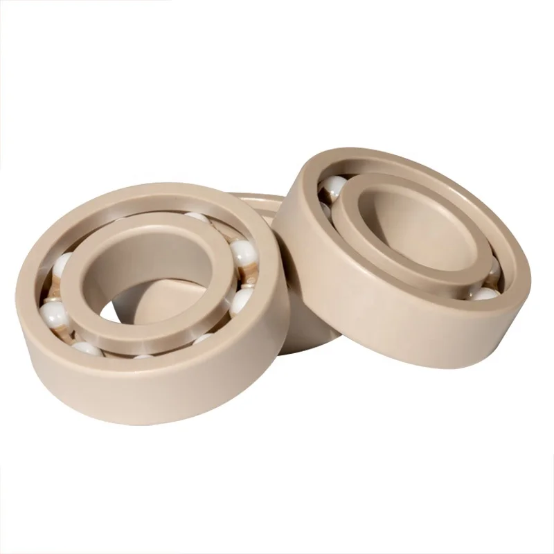 Konlon High Temperature Resistant Ceramic Bearing 6x17 6x3x2.5 8x3x4 6201 6202 6203 6204 6205
