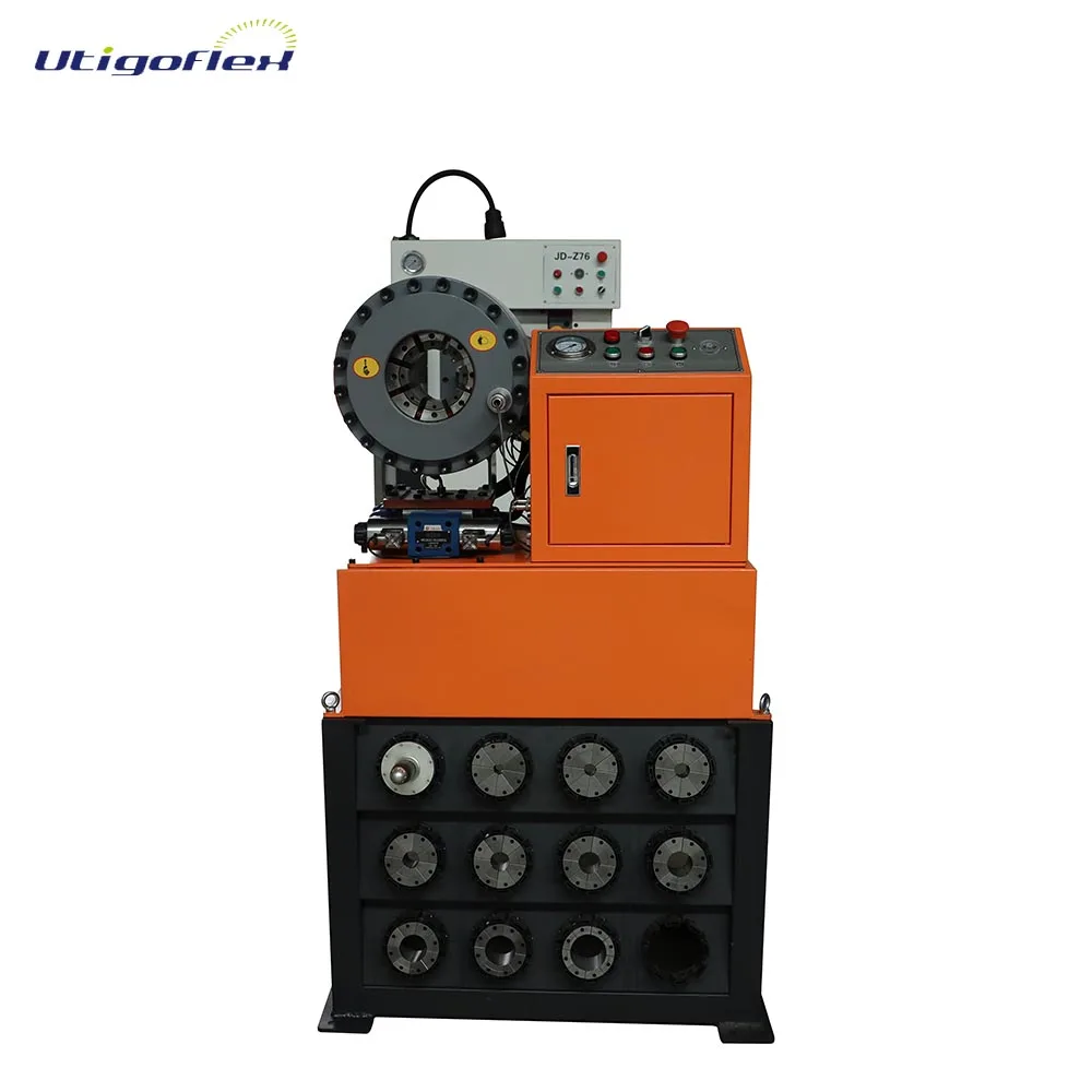 Automatic Hydraulic Pipe Rubber Hose Crimping Machine 5-61mm Hose Pressing Machine Press Tools