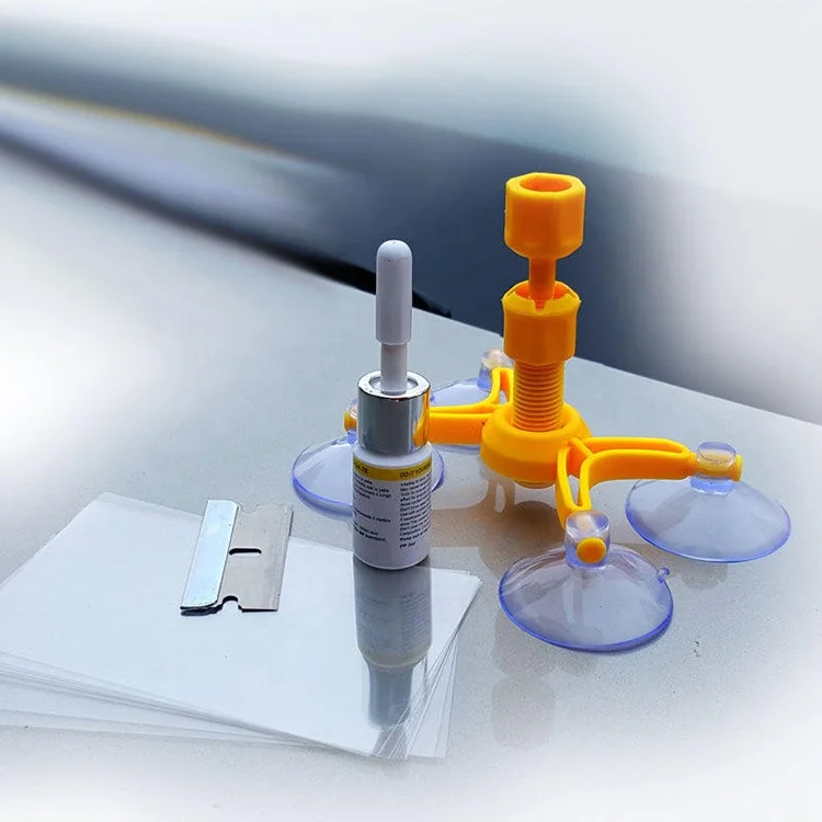 Automotive DIY windshield repair kits car window glass repair windscreen repair resin kit tool