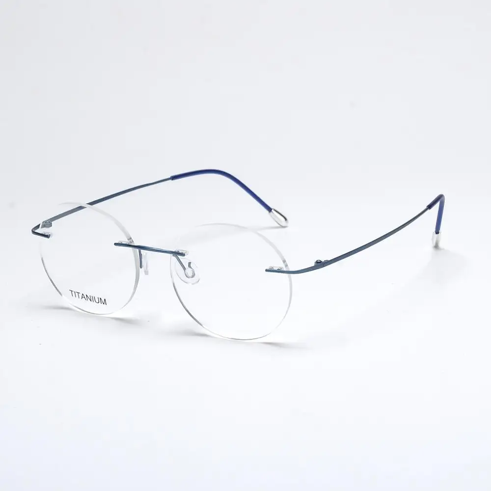 Titanium Memory Flexible Rimless Frame Eyeglasses Optical Prescription Glasses Spectacle Myopia Glasses Frames Optical for Women