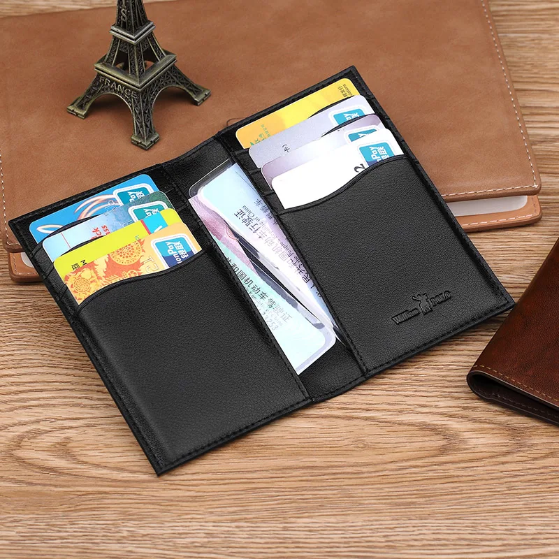 WILLIAMPOLO business portable fashion mini slim wallet credit card holders for men