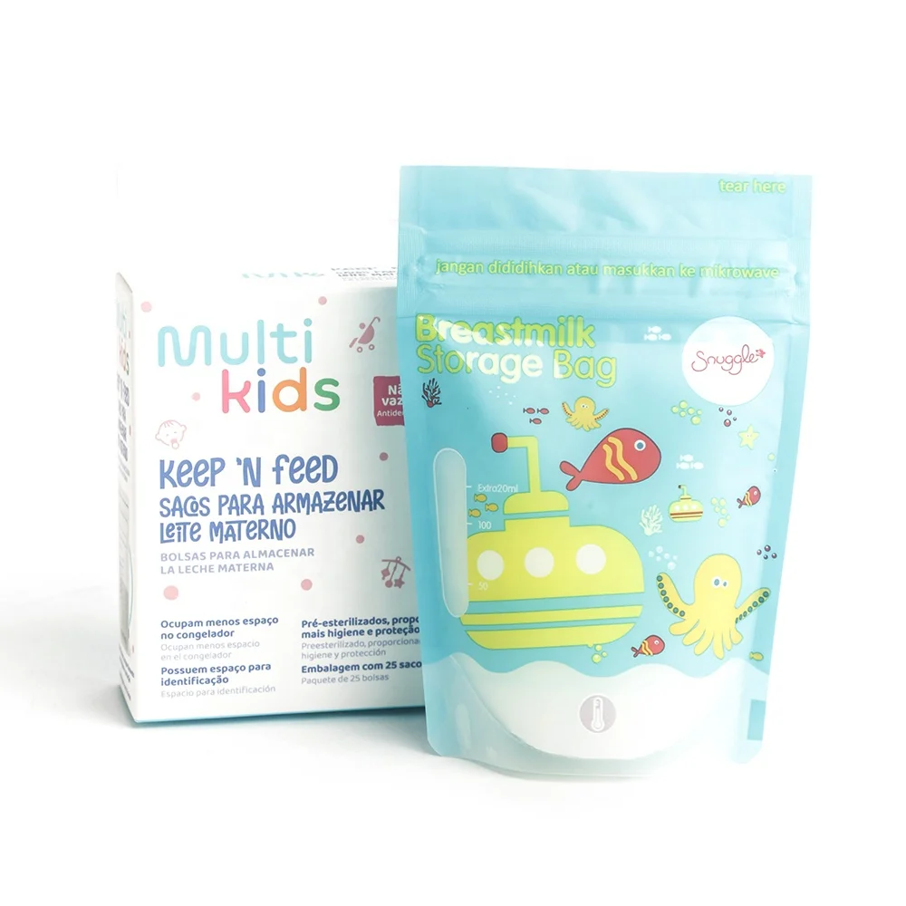 Hygienically Doubled-sealed Breast Milk Cooler Breast Pump Bag For Refrigeration And Freezing Breastmilk Bags Storage