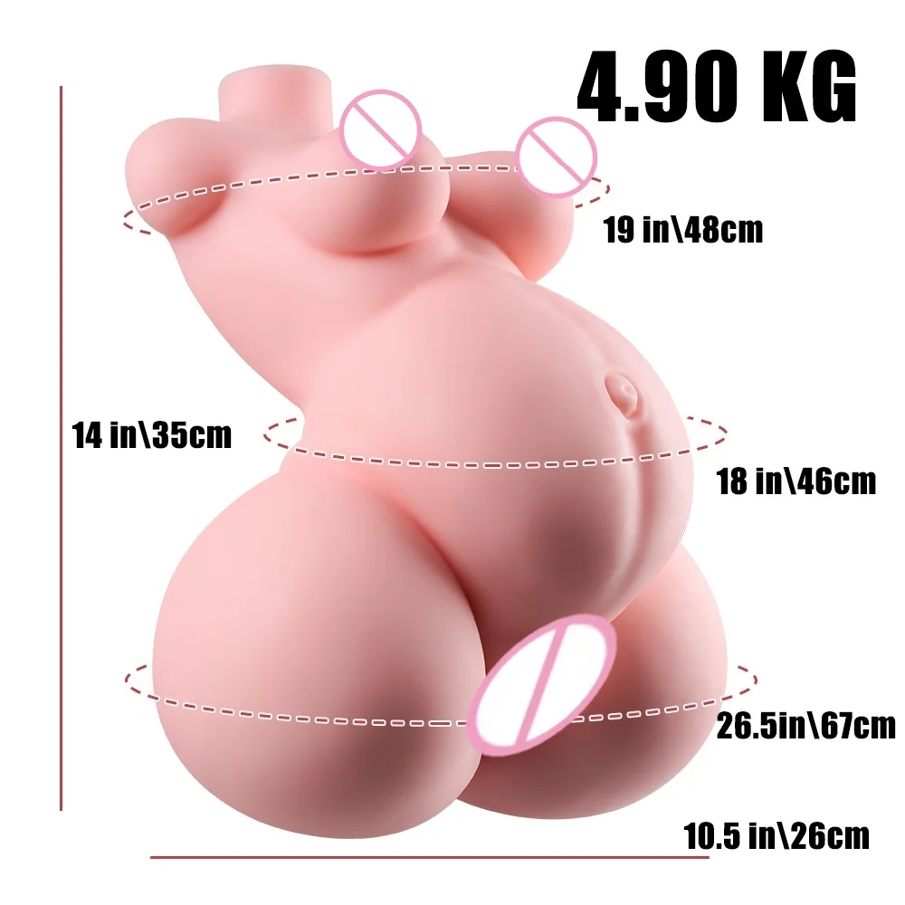 2024 Trendy 4.90kgs Realistic Expectant Belly Male Sex Toys Doll for Men