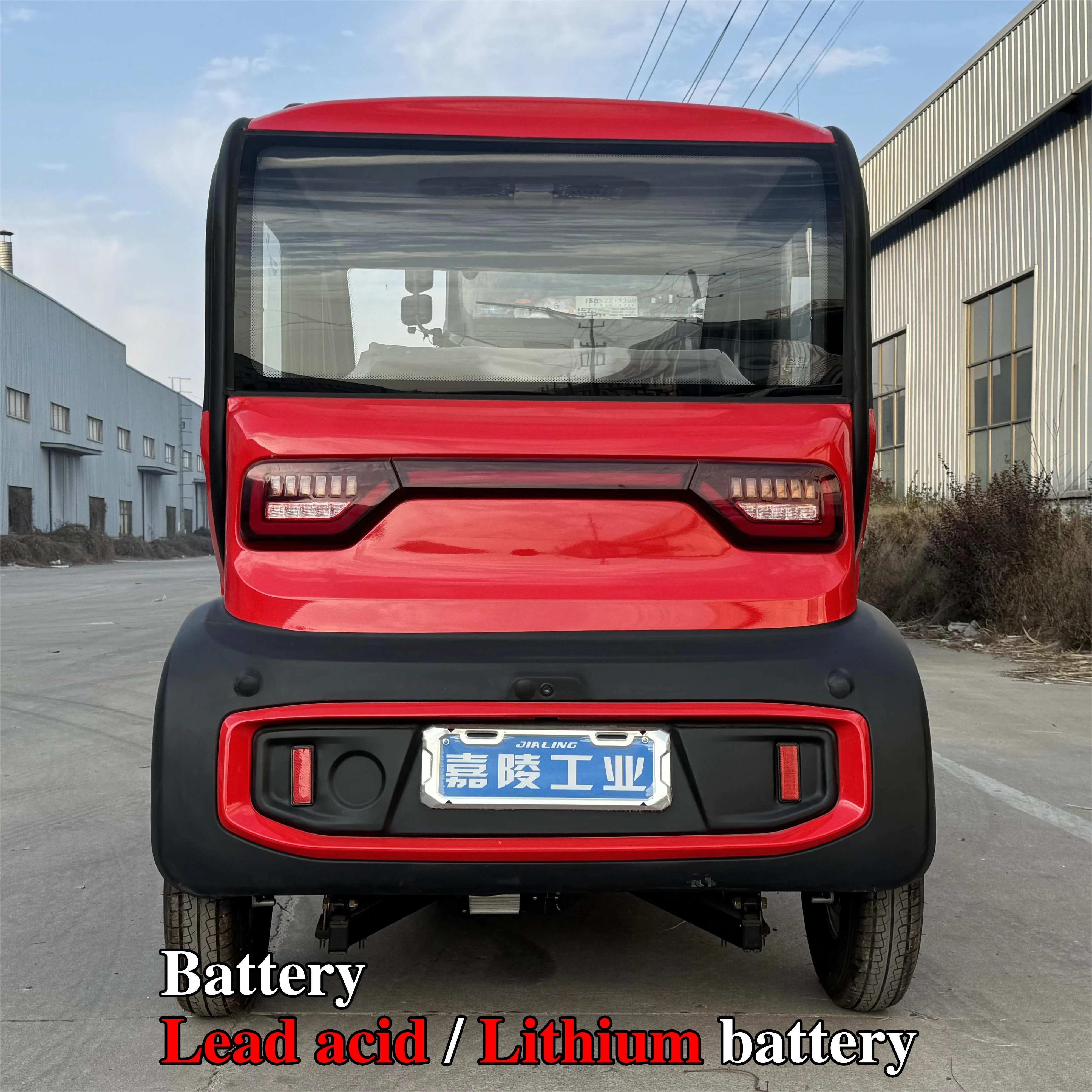 LB-ZRJS Wheel Motorcycle with Passenger Seat Taxi Tricycles Passenger Enclosed Cabin 3 Wheel Electric Scooter 60V Closed Eec