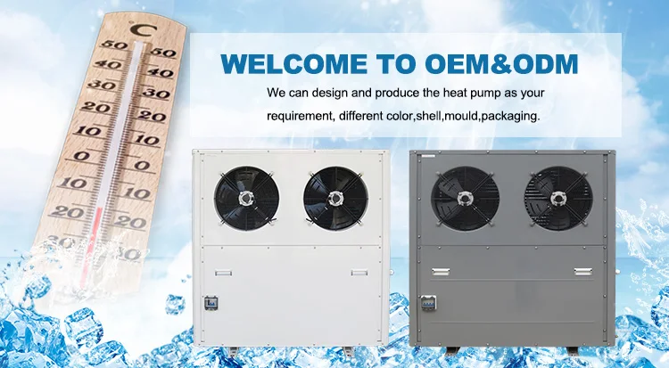 R410a/R32 Evi Technology Heat Pump Air Source Heat Pump Efficiency At Low Ambient Heating Bomba De Calor R290