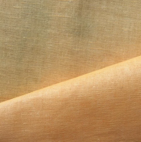 Factory directly sale 21*14/54*52 144GSM pigment dyed 55%Linen 45%cotton Blend fabric wholesale for clothing