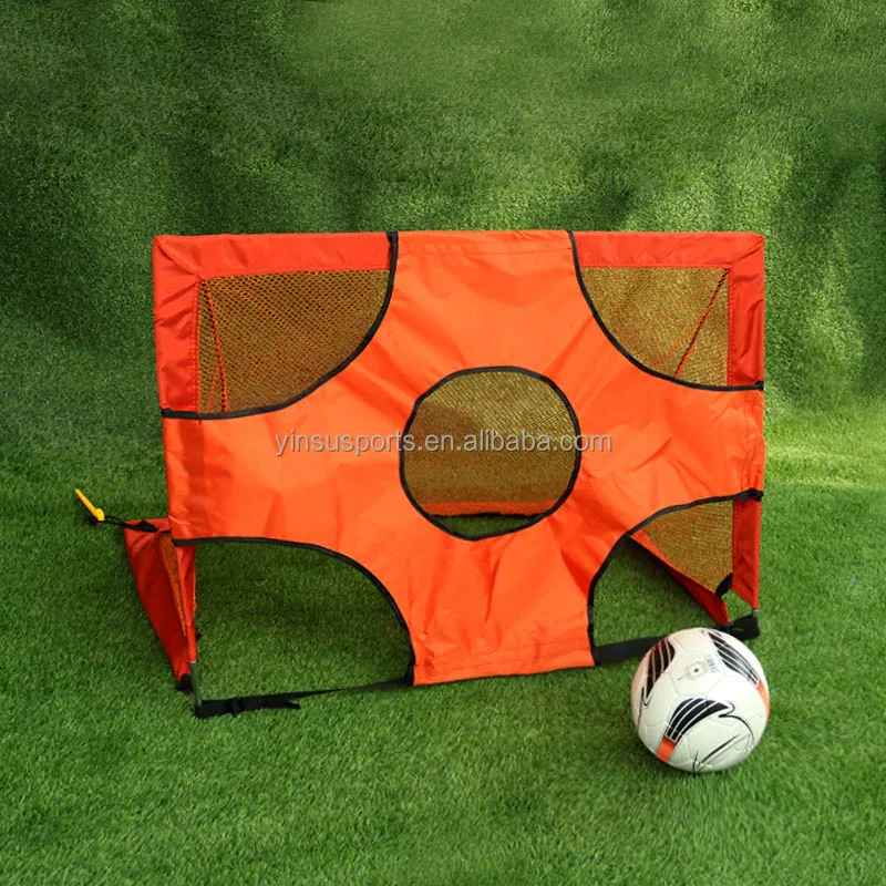 New Portable Kids Pop Up Folded Football Gate Goals For Outdoor Training Soccer Ball Door Mesh Soccer Goal