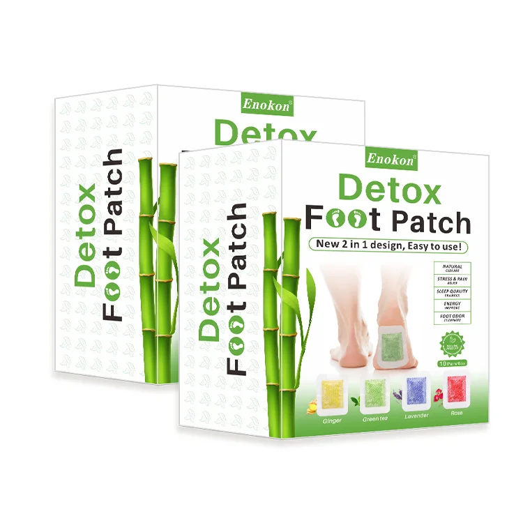 Enokon OEM ODM Foot Patches Free Sample High Quality Detox Foot Pads