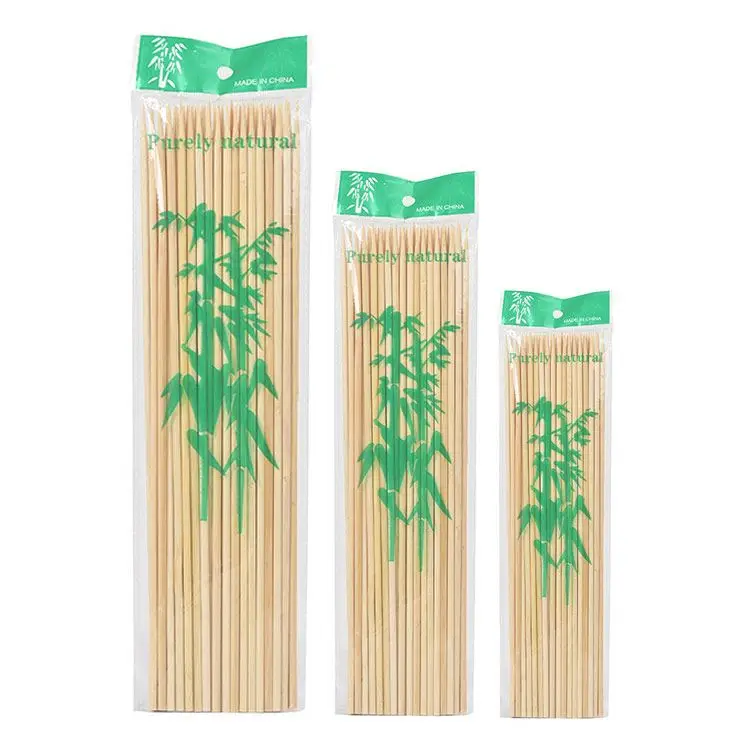 Family hotel disposable bamboo skewers for barbecue chicken fillet