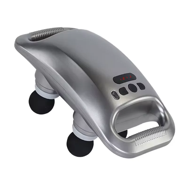 Phenitech 4-Heads Massage Gun Handheld Electric Deep Tissue Body Massager for Pain Relief in Back, Leg, Neck, Shoulder