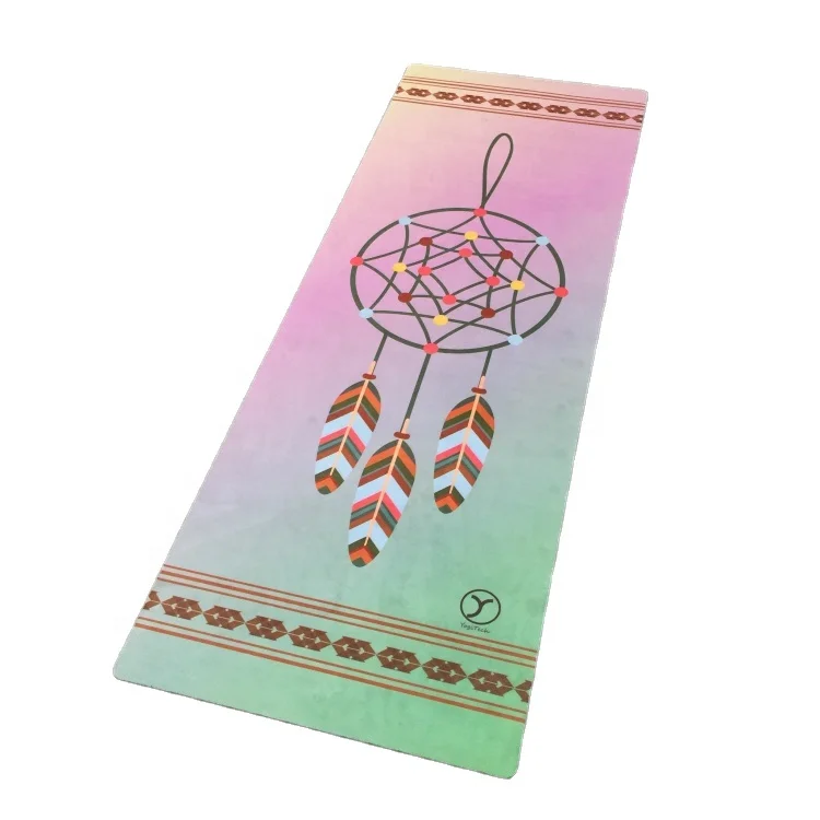 New Type Top Sale Wear-Resisting Inflatable Custom Made Yoga Mat Material Rolls Tpe Suede Yoga Mat