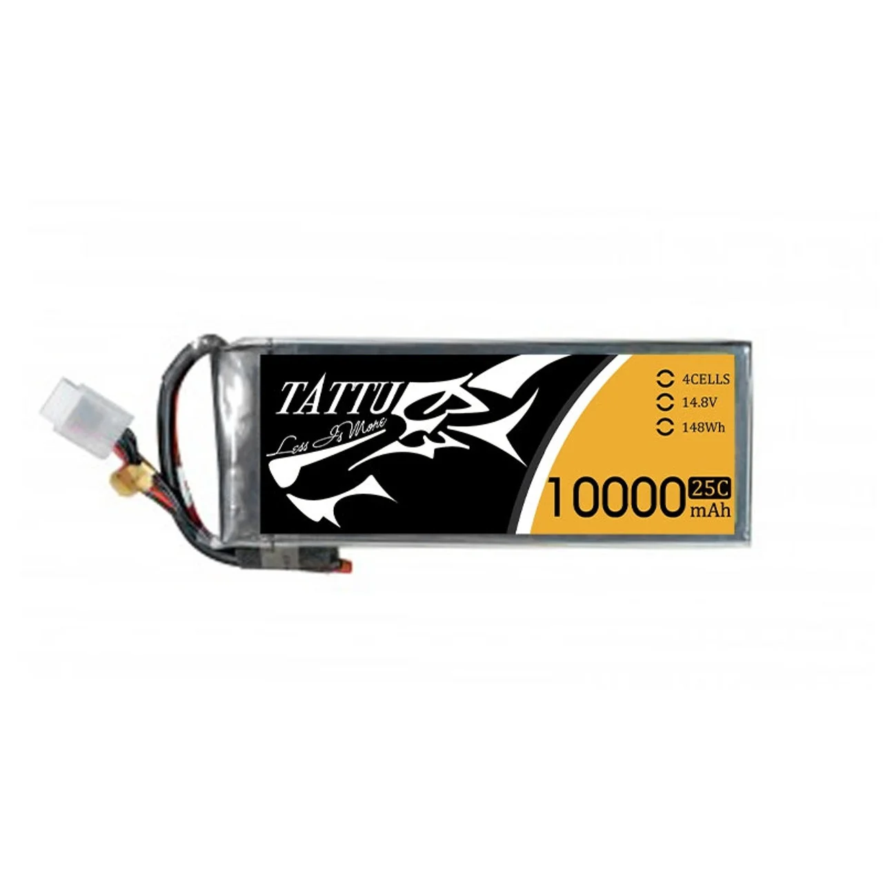 Tattu 14.8V 25C 4S 10000mAh Lipo Battery Pack for Drones Aircraft UAV
