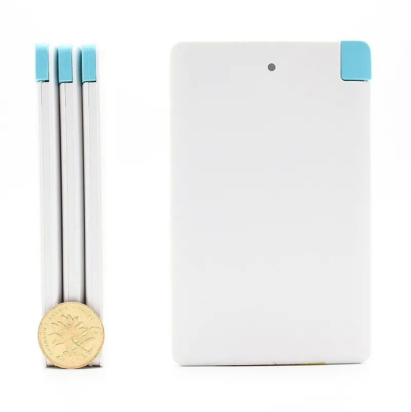 Ultra Thin power bank 4000mAh Portable Charger Backup External Battery slim power bank for iphone x 8 7 samsung s9 plus