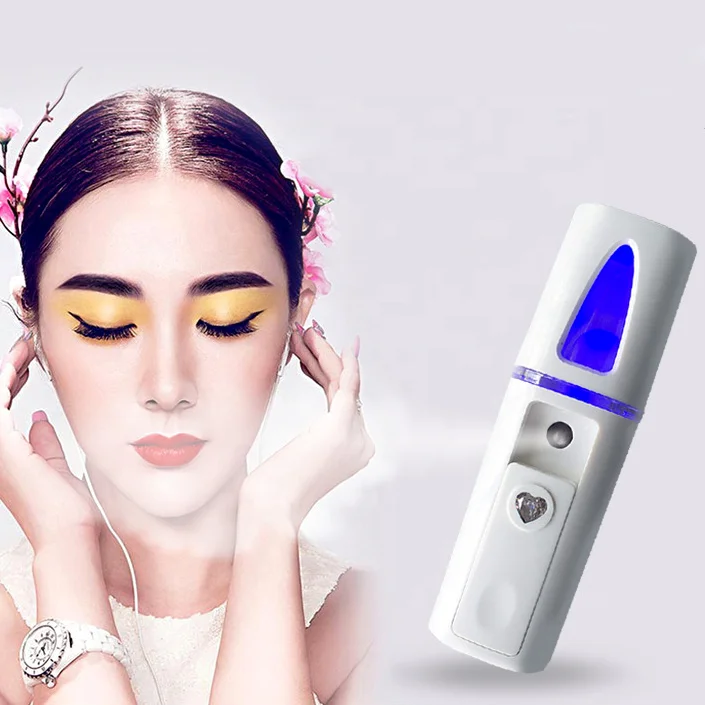 Портативный Перезаряжаемый Электрический отпариватель для лица, мини-увлажнитель, устройство для ухода за кожей, нано-распылитель тумана для лица