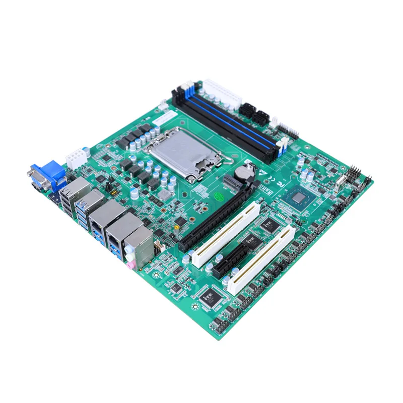 Zunsia Mini itx Intel 12th 13th Gen H610 Q670 Lga1700 Motherboard 17*17CM  2*DDR5 PCIeX16 Embedded Industrial Nas Motherboard