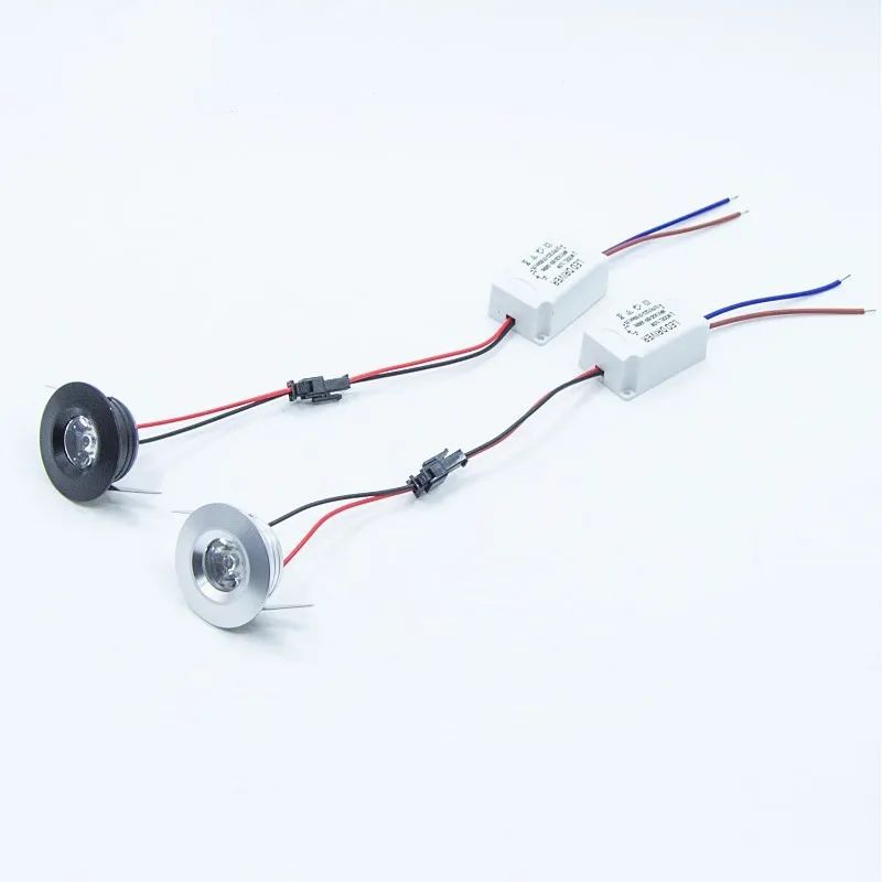 Dimmable 3W Mini Led Cabinet Lamps Downlight AC85-265V Spot Light Lamp Include Driver for Kitchen Wardrobe
