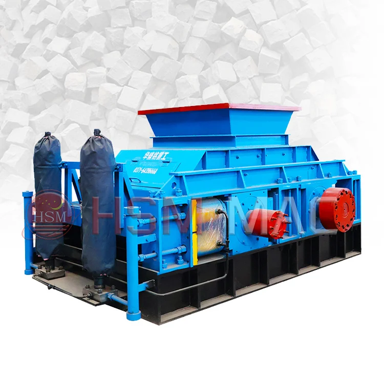 HSM Professional Manufacture Hot Sale Double Roller Crusher Machine