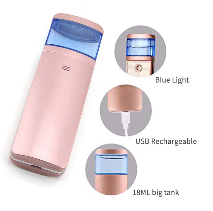 Wholesale Atomization Hydrogen Ion Face Steam Skin Moisturizing Mister Portable Beauty Facial Nano Handy Mist Water Sprayer