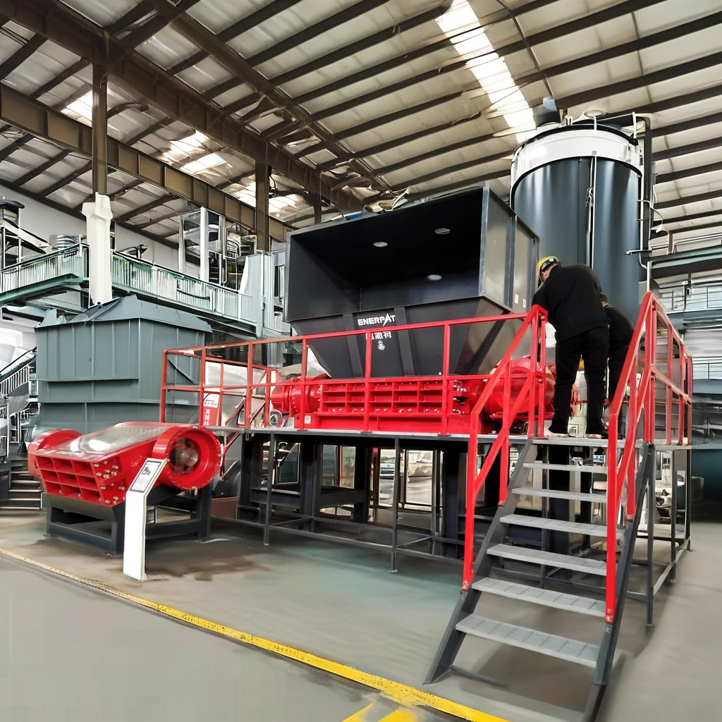 scrap metal waste plastic shredder machine crusher