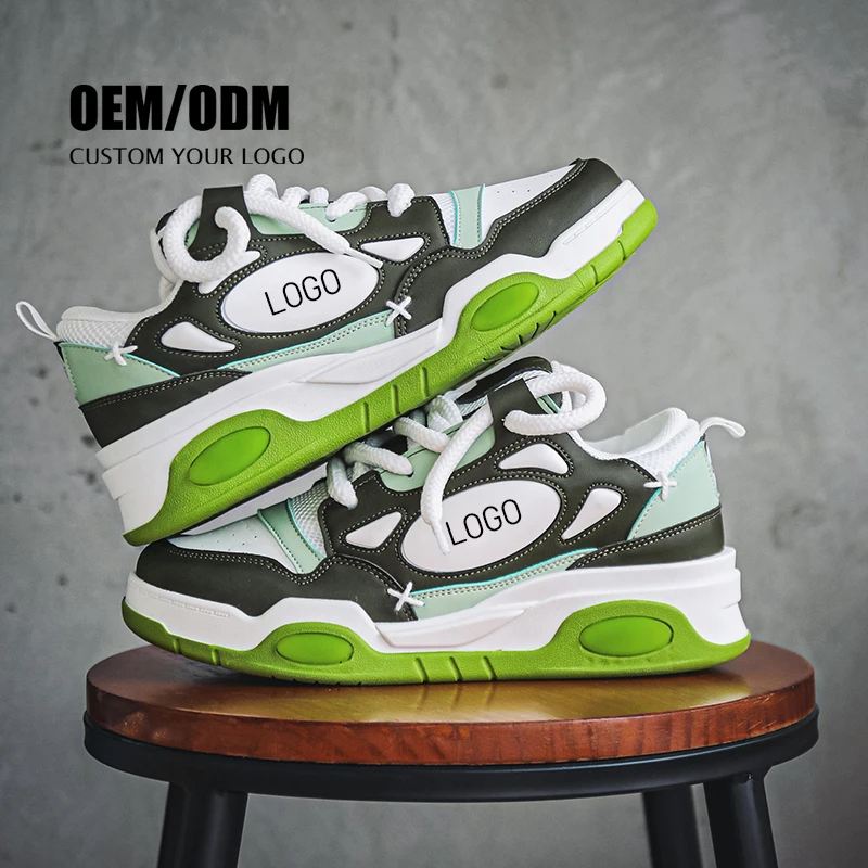 Custom Men Sport Sneakers Designer Luxury Basketball Pu Outsole Skateboarding Shoes For Men New Styles