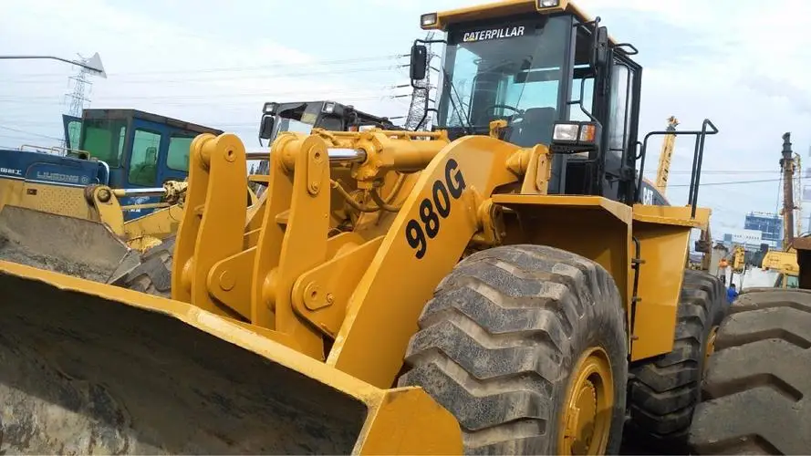 Large loading equipment Caterpillar 980G used tyre loader for cheap sale CAT 980G 980F Loader for sale