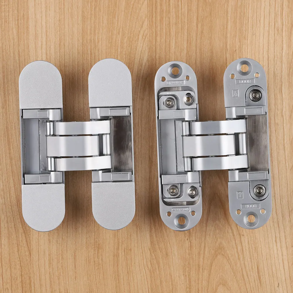 AGB ECLIPSE 2.0 3D adjustable invisible hidden door hinge loading 60kg charniere european style door hinge