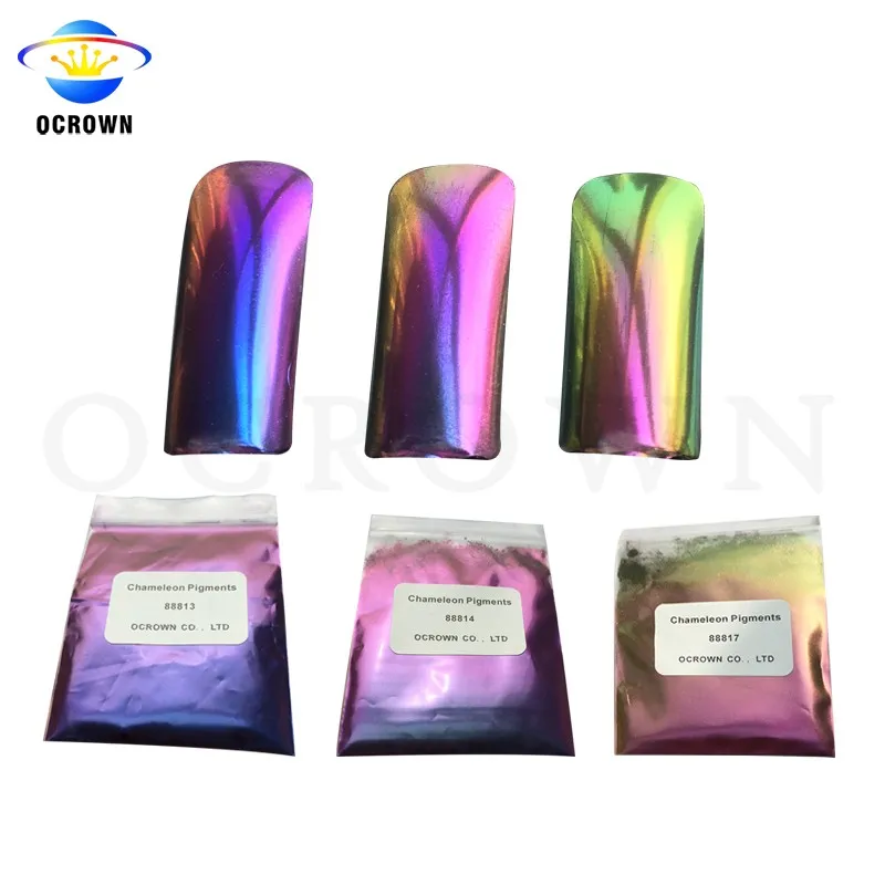 Blue/purple/red Chameleon Pearl Pigment 88813 Mica Pigment Powder for Car Paint Epoxy Resin