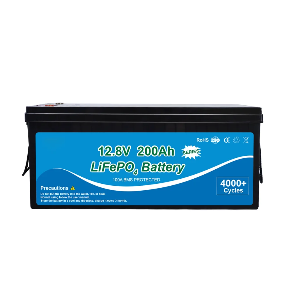 Аккумуляторная литий-ионная батарея 12 В 200ah аккумуляторная для RV Lifepo 300Ah 50Ah 100Ah