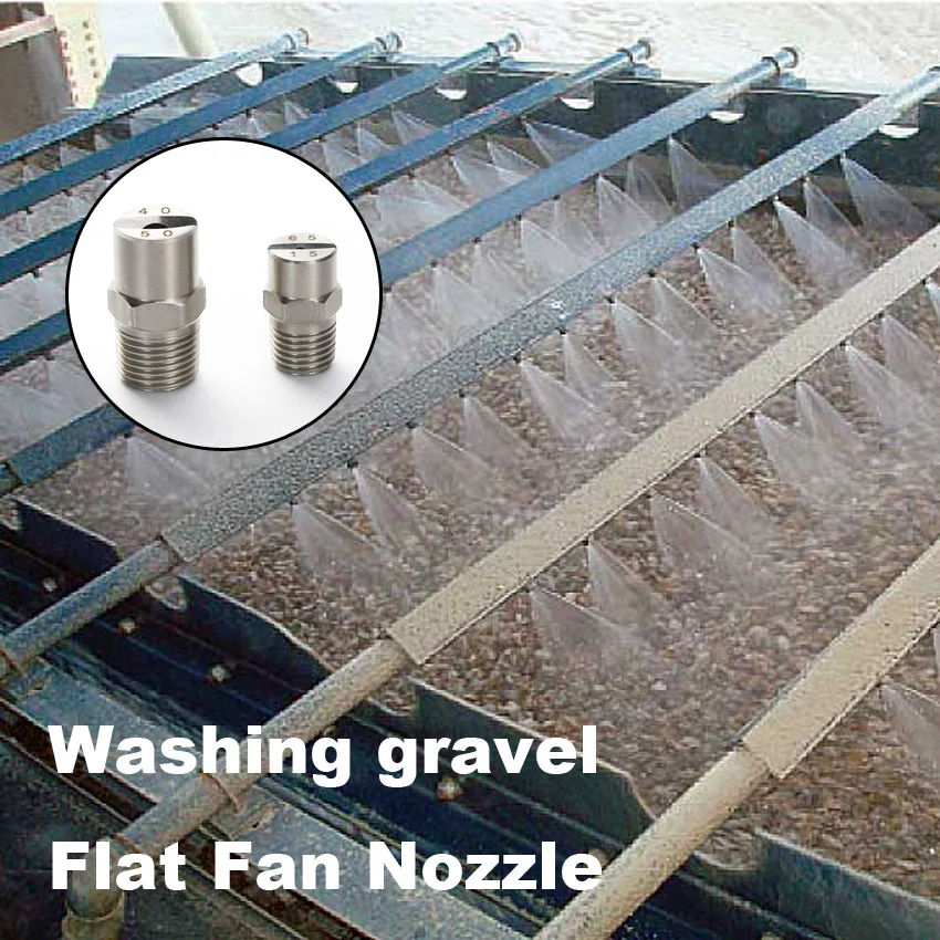 1/8' 1/4' Stainless Steel 110 Degree Vee Jet Spray Flat Fan Nozzle