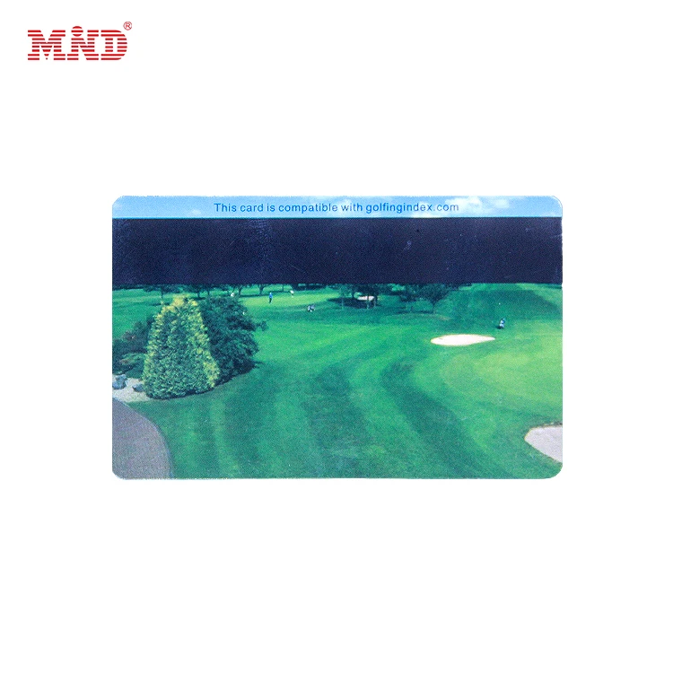 High quality iso standard size pvc blank card with magnetic stripe