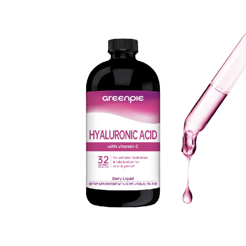 Greenpie 2000MG skin health care Liposomal Glutathione Liquid Hyaluronic Acid Drops with vitamin c