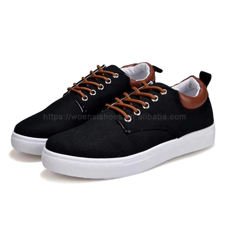 2025 new fashion lace up sneakers men casual shoes custom cheap men canvas shoes