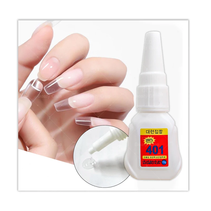 Long Lasting and Strong Bond Nail Adhesive for False Nails Professional Acrylic Adhesive