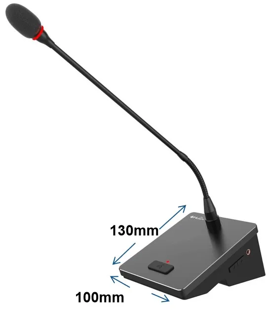 Professional Wired Waterproof Conference recording Table condenser Gooseneck Microphone System