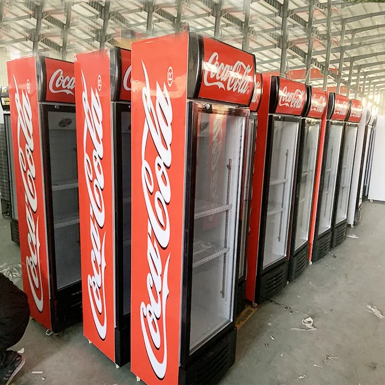 Commercial Refrigeration Equipment Display refrigerator showcase Red Bull Fridge For Sale